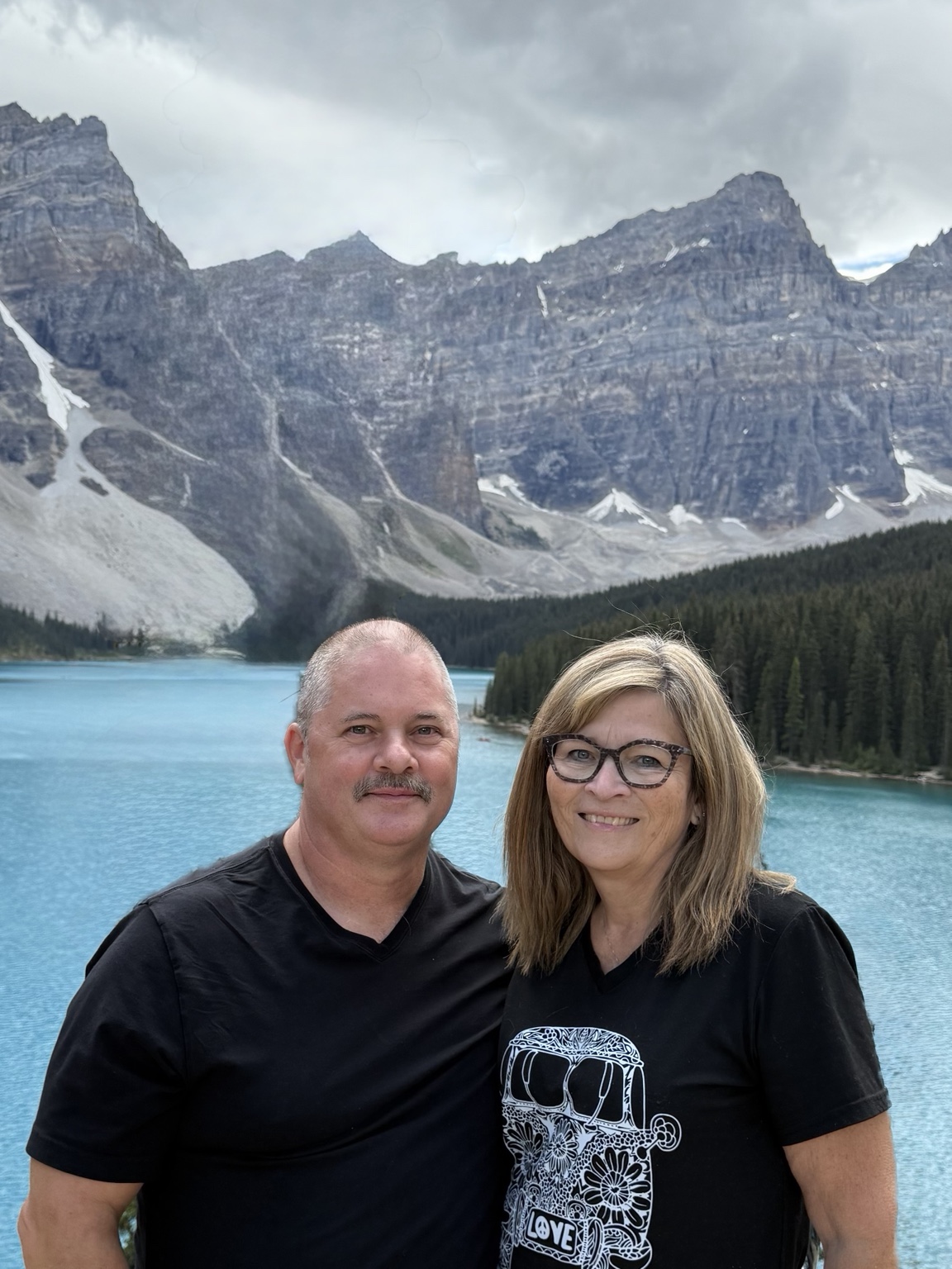 Janet Belluk and her husband